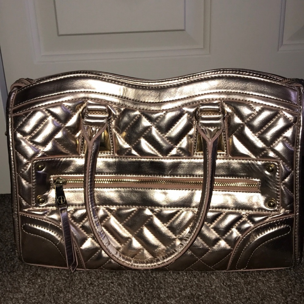Rose gold purse